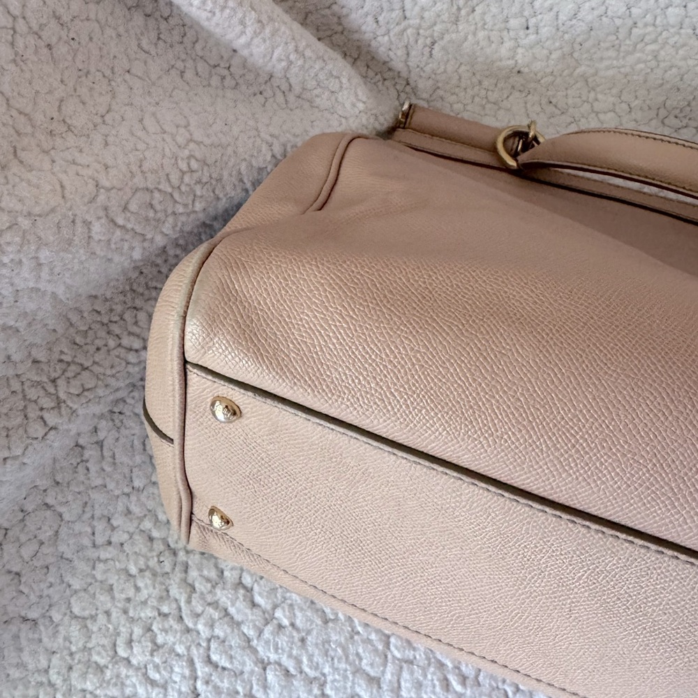 Dolce & Gabbana Light Pink Blush Soft Leather Large Miss Sicily Top Handle Bag - Picture 7 of 17